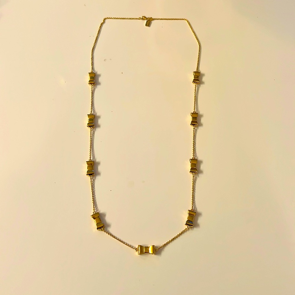Kate Spade Gold Bow Necklace